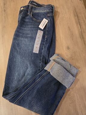 Old Navy Dark Blue Women's Jeans - Classic Straight Fit